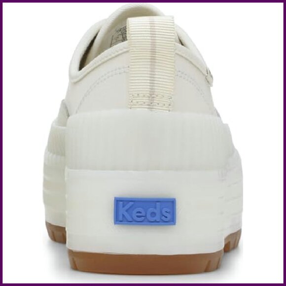 Women's Platform Sneakers with Lug Outsole, Splash Canvas Upper, Size Available - Picture 4 of 7